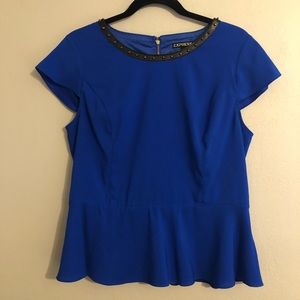 COPY - Express peplum blouse. Size Large
